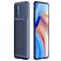 Mobigear Racing OPPO Reno 4 Hülle Flexibles TPU Backcover - Blau