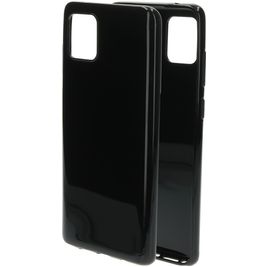 Mobiparts Classic Samsung Galaxy Note 10 Lite Hülle Flexibles TPU Backcover - Schwarz