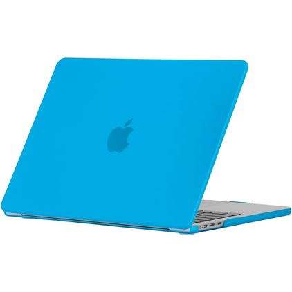 Mobigear Matte MacBook Air 15 Zoll (2023-2026) Hardcase Hülle MacBook Case - Blau - Model A2941 / A3114 / A3241 / A3448