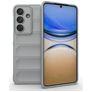 Mobigear Bumpy Samsung Galaxy S26 Plus Hülle Flexibles TPU Backcover - Grau