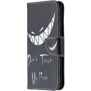 Mobigear Design Samsung Galaxy S20 FE Hülle Klapphülle Geldbörse - Do Not Touch