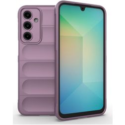 Mobigear Bumpy Samsung Galaxy A16 Hülle Flexibles TPU Backcover - Lila