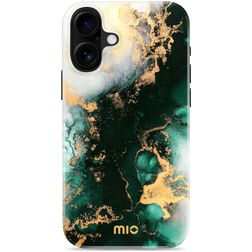 MIO iPhone 16 Plus MagSafe Hülle Hardcase Backcover - Green Marble
