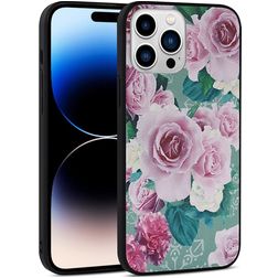 Mobigear Flowers iPhone 14 Pro Hülle Hardcase Backcover - Model 1