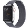 Mobigear Loop Milanaise Apple Watch Armband Magnetverschluss - 42/41/40/38 mm - Grau