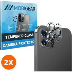 Mobigear iPhone 13 Pro Panzerglas Gehärtetes Glas Kamera Schutz - Hüllenfreundlich (2er Pack)