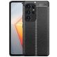 Mobigear Luxury Samsung Galaxy S23 Ultra Hülle Flexibles TPU Backcover - Schwarz
