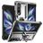 Mobigear Armor Ring Samsung Galaxy Z Fold 4 Hülle Hardcase Backcover Stoßfest mit Ringhalter - Silber