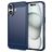 Mobigear Brushed Slim iPhone 16 Plus Hülle Flexibles TPU Backcover - Blau