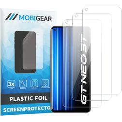 Mobigear Realme GT Neo 3T Displayschutz Schutzfolie - Hüllenfreundlich (3er Pack)