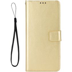 Mobigear Wallet HONOR X7 Hülle Klapphülle Geldbörse - Gold