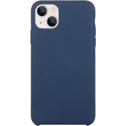 Mobigear Rubber Touch iPhone 15 Silikon Hülle Backcover - Dunkelblau
