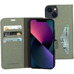 Mobiparts Classic Wallet iPhone 13 Hülle Klapphülle Geldbörse - Grün