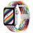 Mobigear Braided Nylon Apple Watch Armband Klappschließe - 49/46/45/44 mm - Rainbow