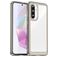 Mobigear Crystal Samsung Galaxy A36 Hülle Hardcase Backcover - Grau