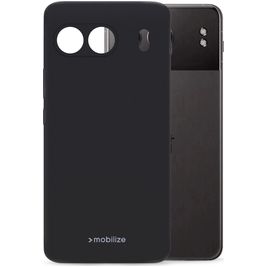 Mobilize Rubber Gelly OnePlus Nord 4 Hülle Flexibles TPU Backcover - Schwarz