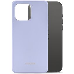 Mobilize Rubber Gelly iPhone 15 Pro Max TPU (flexibel) Backcover - Pastel Purple