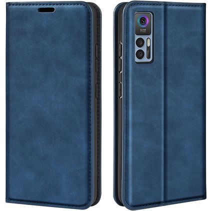 Mobigear Retro Slim TCL 30 Hülle Klapphülle Geldbörse - Dunkelblau