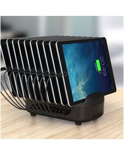 Orico Smart 10 USB Ladestation 120W 2.4A - Schwarz