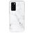 Mobigear Marble Huawei P40 Hülle Flexibles TPU Backcover - Weiß