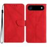 Mobigear Stitch iPhone Air Hülle Klapphülle Geldbörse - Rot