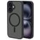 Mobiparts Hardcover iPhone 16 MagSafe Hülle Hardcase Backcover - Satin Black