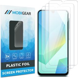 Mobigear Samsung Galaxy A18 Displayschutz Schutzfolie - Hüllenfreundlich (3er Pack)