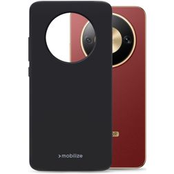 Mobilize Rubber Gelly HONOR Magic 8 Lite Hülle Flexibles TPU Backcover - Schwarz