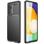 Mobigear Racing Samsung Galaxy A53 Hülle Flexibles TPU Backcover - Schwarz