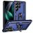 Mobigear Armor ring Samsung Galaxy S25 Ultra Hülle Hardcase Backcover Stoßfest mit Ringhalter - Blau
