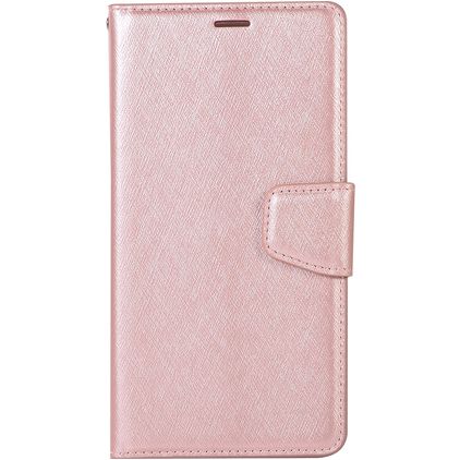 Mobigear Silk Huawei Nova 3 Hülle Klapphülle Geldbörse - Roségold