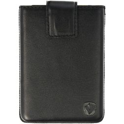 Valenta Card Case Pocket Echtleder Kartenetui - 8 Karten - Schwarz