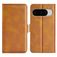 Mobigear Slim Magnet Google Pixel 10 Hülle Klapphülle Geldbörse - Cognac
