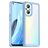 Mobigear Crystal OPPO Reno 7 Lite Hülle Hardcase Backcover - Transparent / Blau
