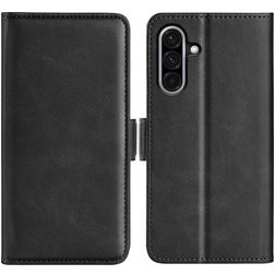 Mobigear Slim Magnet Samsung Galaxy A36 Hülle Klapphülle Geldbörse - Schwarz