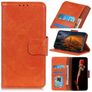 Mobigear Classy Nokia C21 Plus Hülle Klapphülle Geldbörse - Orange