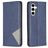 Mobigear Rhombus Slim Samsung Galaxy S23 FE Hülle Klapphülle - Blau