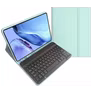 Mobigear Keys iPad Air 11 Zoll (2026) Hülle QWERTY Bluetooth Tastatur Klapphülle + Stifthalter - Minze