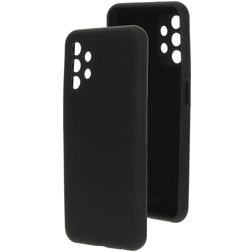 Mobiparts Samsung Galaxy A13 4G Silikon Hülle Backcover - Schwarz