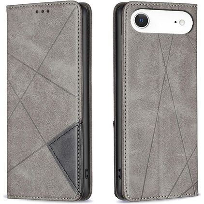 Mobigear Rhombus Slim iPhone Air Klapphülle - Grau