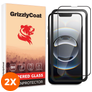 GrizzlyCoat Easy Fit iPhone 17e Panzerglas Gehärtetes Glas Displayschutz - Hüllenfreundlich + Applikator (2er Pack)