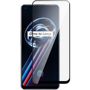 Mobigear Premium Realme 9 Pro Plus Panzerglas Gehärtetes Glas Displayschutz - Hüllenfreundlich - Schwarz