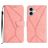 Mobigear Stitch iPhone 17 Hülle Klapphülle Geldbörse - Pink