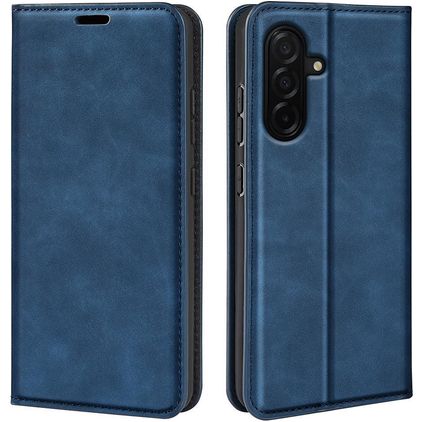 Mobigear Retro Slim Samsung Galaxy A27 Hülle Klapphülle Geldbörse - Blau