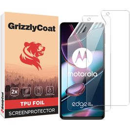 GrizzlyCoat Motorola Edge 30 Pro Hydrogel TPU Displayschutz - Hüllenfreundlich (2er Pack)