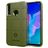 Mobigear Rugged Shield Huawei P40 Lite E Hülle Flexibles TPU Backcover Stoßfest - Grün