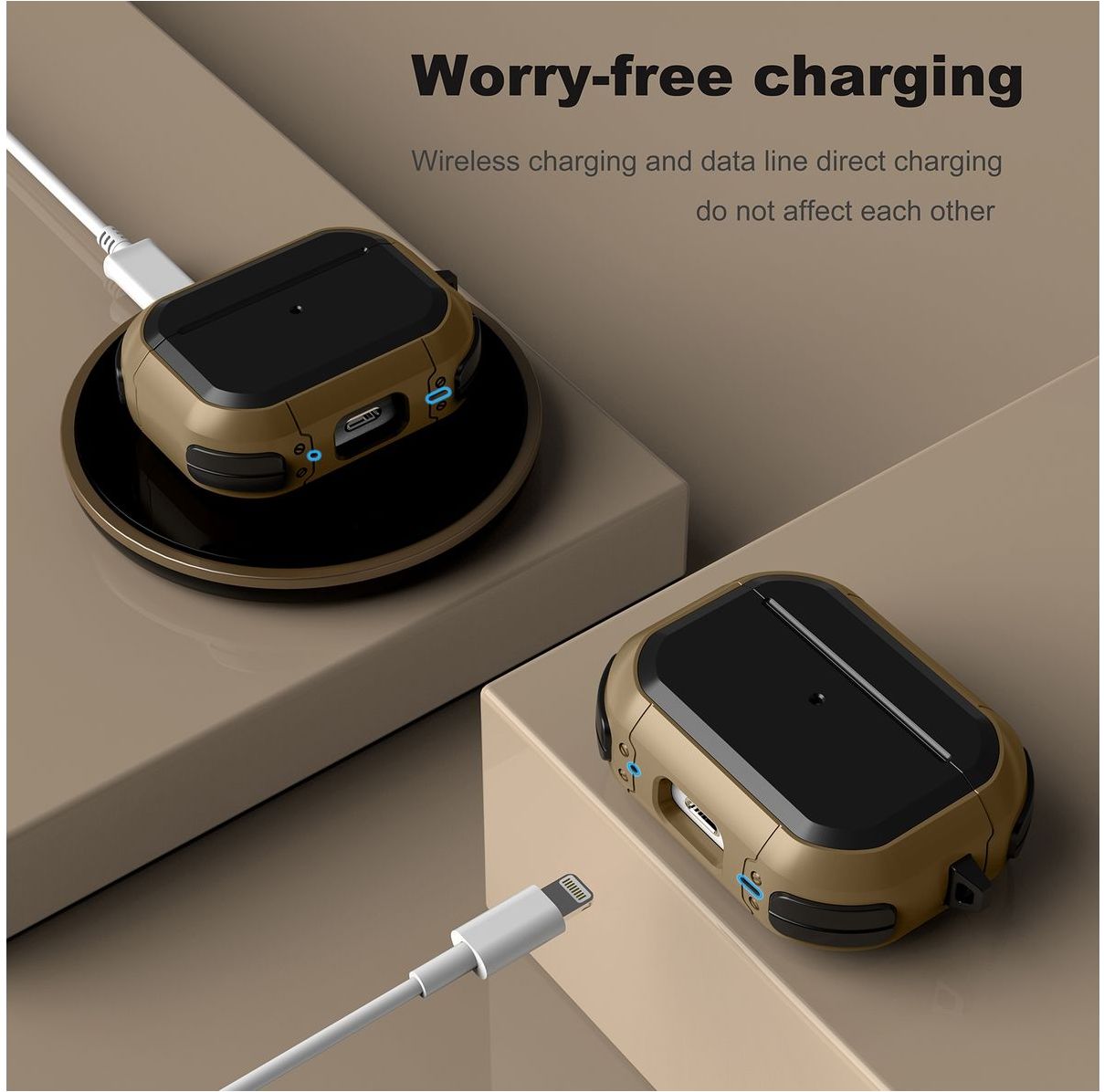 Silikon Hülle Für AirPods Pro 2 (2022) – Mit Sichtbarer LED, Unterstützt Kabelloses Laden, Dünnes Design (Minzgrün)