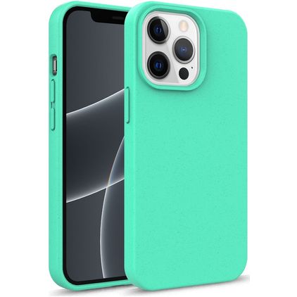 Mobigear Bio iPhone 14 Pro Hülle Umweltfreundliches Backcover - Grün