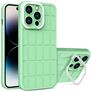 Mobigear Cube iPhone 14 Pro Max Hülle Hardcase Backcover mit Ständer - Grün