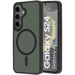 Mobiparts Hardcover Samsung Galaxy S24 MagSafe Hülle Hardcase Backcover - Satin Black